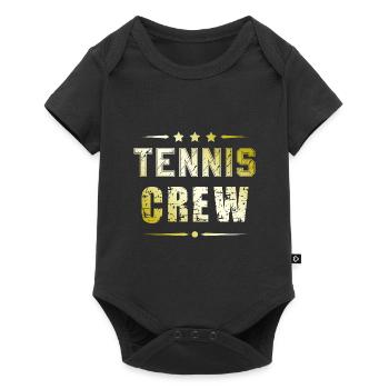 Équipe de tennis - Body à manches courtes Premium Bébé - noir - Devant