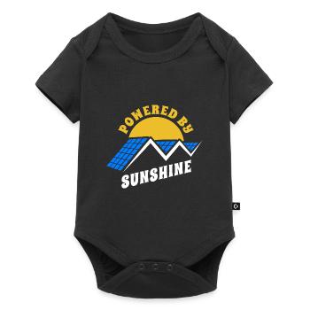 Alimenté par le soleil, le photovoltaïque - l’énergie solaire - - Body à manches courtes Premium Bébé - noir - Devant