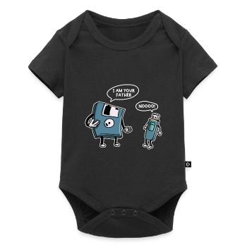 USB Disk Funny Information Technology - Baby Premium short-sleeve bodysuit - black - Front