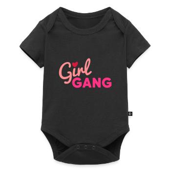 Girl Gang (cœur comme i-dot) - Body à manches courtes Premium Bébé - noir - Devant