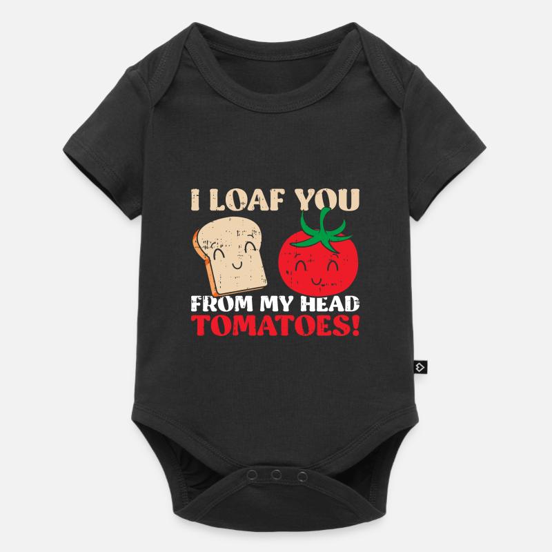 Tomate - Baby Premium Kurzarmbody - Schwarz