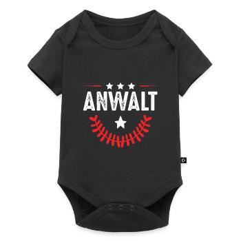 Anwalt Beruf - Baby Premium Kurzarmbody - Schwarz - Vorne