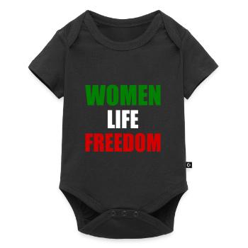 Women life freedom - Body à manches courtes Premium Bébé - noir - Devant