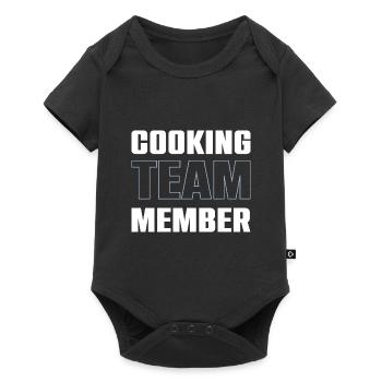 Cooking Team - Baby Premium short-sleeve bodysuit - black - Front