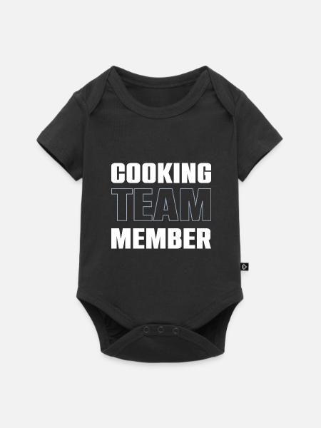 Cooking Team - Baby Premium Kurzarmbody - Schwarz
