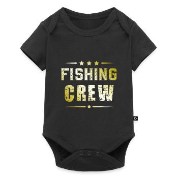 Équipage de pêche - Body à manches courtes Premium Bébé - noir - Devant