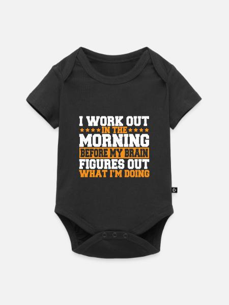 Calisthenics - Baby Premium Kurzarmbody - Schwarz