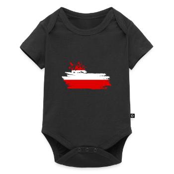 Österreich - Baby Premium Kurzarmbody - Schwarz - Vorne