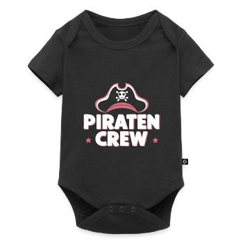 Pirate Carnaval Carnaval Déguisement - Body à manches courtes Premium Bébé - noir - Devant