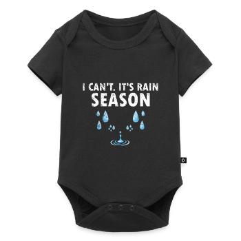 Pool Guy Design für Poolboy und Poolreiniger - Baby Premium Kurzarmbody - Schwarz - Vorne