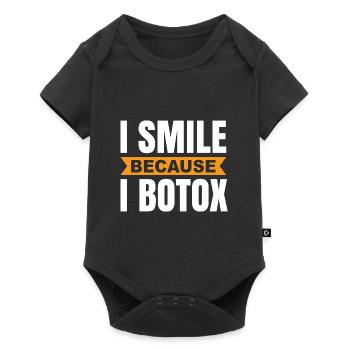 Botox - Baby Premium Kurzarmbody - Schwarz - Vorne