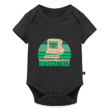 Informatik Computer Programmierer Entwickler Coder - Baby Premium Kurzarmbody - Schwarz - Vorne
