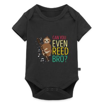 Bassoonist for bassoon orchestra and bassoonist - Baby Premium short-sleeve bodysuit - black - Front