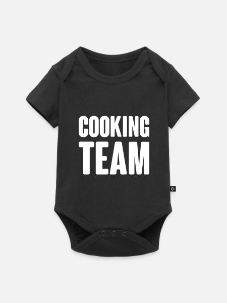 Cooking Team - Baby Premium Kurzarmbody - Schwarz