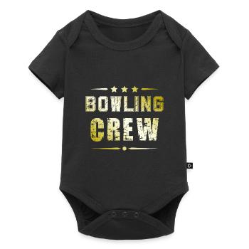 Équipe de bowling - Body à manches courtes Premium Bébé - noir - Devant