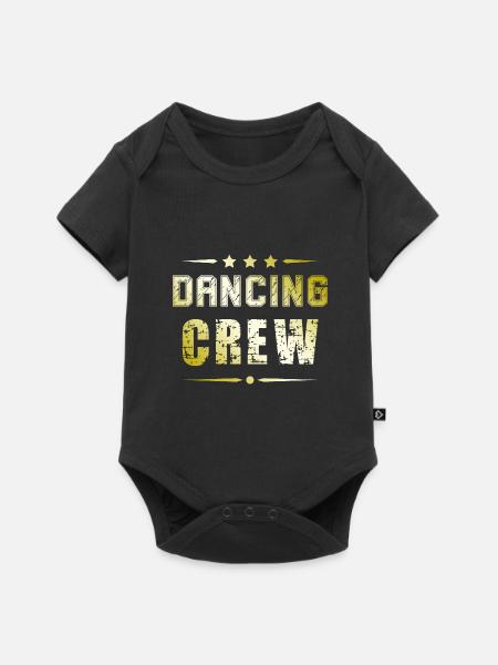 Dancing Crew - Baby Premium Kurzarmbody - Schwarz