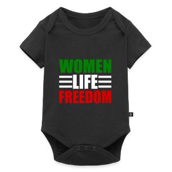Women life freedom - Baby Premium short-sleeve bodysuit - black - Front