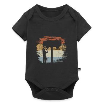 Car Mechanic - Workshop - Mechanic - Baby Premium short-sleeve bodysuit - black - Front