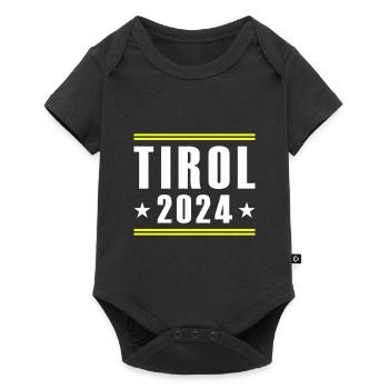 Tyrol 2024 - Body à manches courtes Premium Bébé - noir - Devant