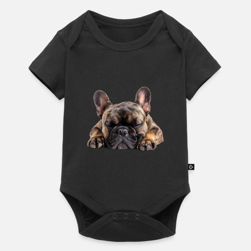 Bouledogue français - Body à manches courtes Premium Bébé - noir
