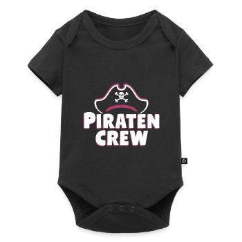 Pirate Carnaval Carnaval Déguisement - Body à manches courtes Premium Bébé - noir - Devant