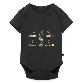 Biochimiste de l'ADN - Body à manches courtes Premium Bébé - noir - Devant