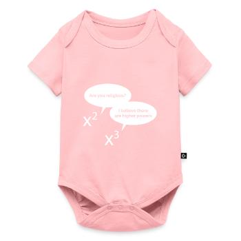 Hohe Potenzen Mathe - Baby Premium Kurzarmbody - Rosa - Vorne