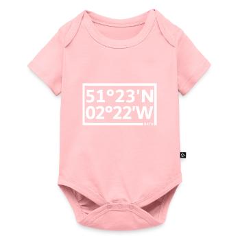 Bath Coordinates - Baby Premium short-sleeve bodysuit - rose - Front