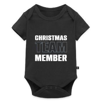 Christmas Team - Baby Premium short-sleeve bodysuit - black - Front