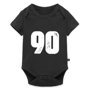 90 Number jersey - Baby Premium short-sleeve bodysuit - black - Front