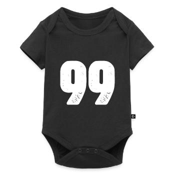 99 Maillot numéro - Body à manches courtes Premium Bébé - noir - Devant