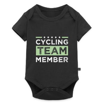 Cycling Team - Baby Premium short-sleeve bodysuit - black - Front