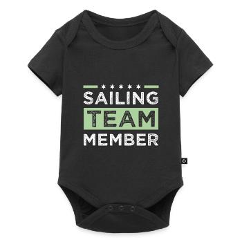 Sailing Team - Baby Premium Kurzarmbody - Schwarz - Vorne