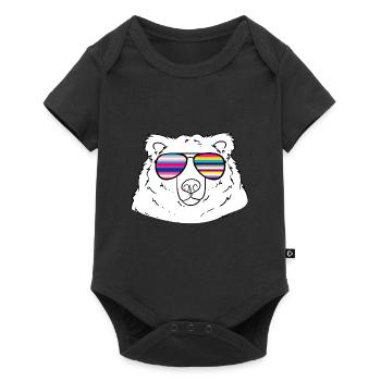 Trans Pansexual Lgbt Lesbisch Bisexual - Baby Premium Kurzarmbody - Schwarz - Vorne