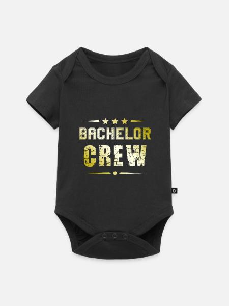 Bachelor Crew - Baby Premium Kurzarmbody - Schwarz