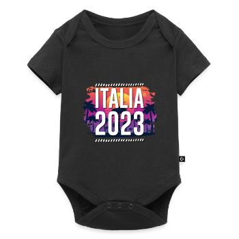 Italia 2023 - Baby Premium short-sleeve bodysuit - black - Front
