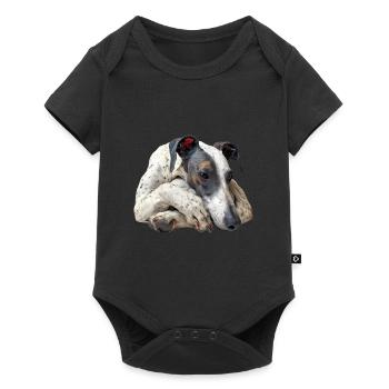 Whippet - Baby Premium short-sleeve bodysuit - black - Front