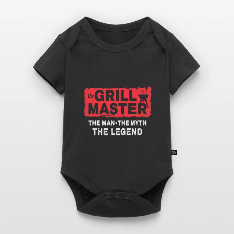 The Grillmaster BBQ Grillen Kultspruch Baby Premium Kurzarmbody