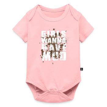 Girls Wanna Have Mud Obstacle Course Group Outfit - Baby Premium short-sleeve bodysuit - rose - Front