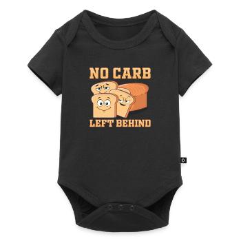 No Carb Left Behind Sandwich Funny Carbohydrate - Baby Premium short-sleeve bodysuit - black - Front