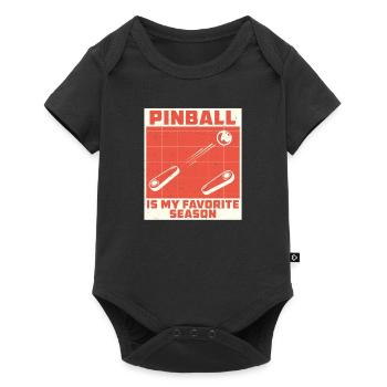 Funny Pinball Season For An Arcade Game Player - Baby Premium short-sleeve bodysuit - black - Front