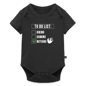 Liste de choses à faire : rien de drôle pour les - Body à manches courtes Premium Bébé - noir - Devant
