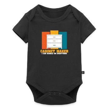 Peut manipuler tout ce que vous voulez pour les - Body à manches courtes Premium Bébé - noir - Devant