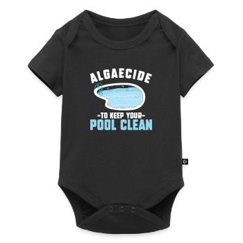Algicide pour garder votre piscine propre - Body à manches courtes Premium Bébé - noir - Devant