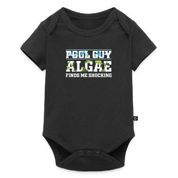 Algae Finds Me Shocking Funny Pool Guy Service - Baby Premium short-sleeve bodysuit - black - Front
