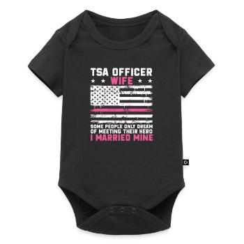 Transportation Security Hero For A Patriot TSA - Baby Premium short-sleeve bodysuit - black - Front