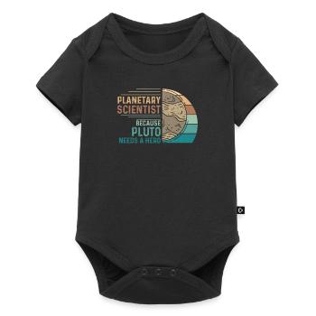 Vintage Planetary Science Astronomy For A Planet - Baby Premium short-sleeve bodysuit - black - Front