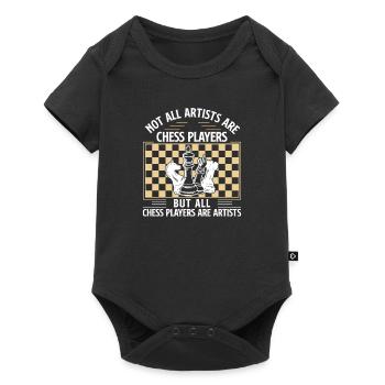 Vintage Board Game Art For An Artist Playing - Baby Premium short-sleeve bodysuit - black - Front
