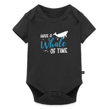 Whale Watching Have a Whale of Time Fun - Baby Premium short-sleeve bodysuit - black - Front