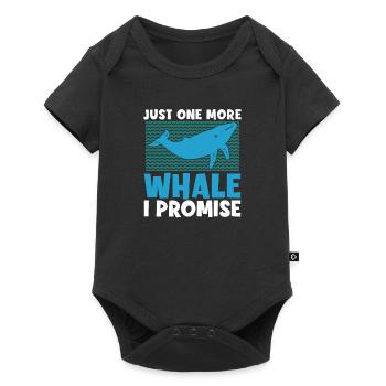 Whale watching another whale I promise a - Baby Premium short-sleeve bodysuit - black - Front